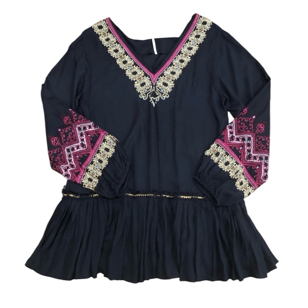 Free People Wild One Embellished Mini Dress Size Medium - Picture 4 of 12